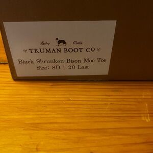 Truman Shrunken Bison Moc-Toe 8D